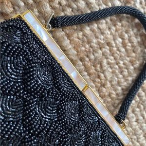 Vintage mother of pearl beaded purse